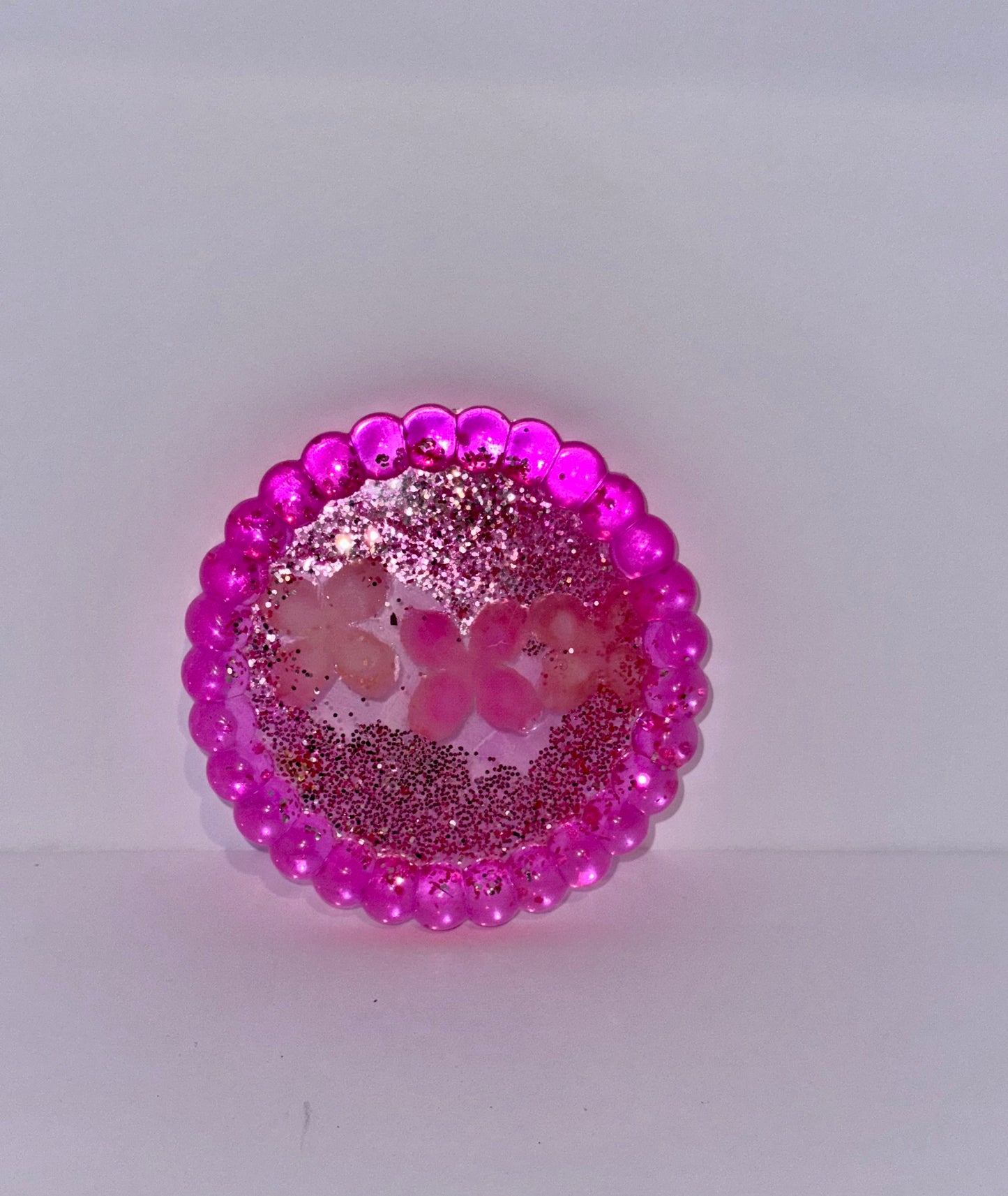 Pink Neon Resin Tray