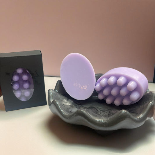 Massager Soap. Goat milk and Lavender