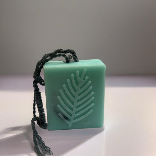 Natural Goats Milk scent Soap w/ Rope